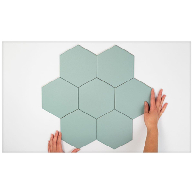 Cifre Cerámica Hexagon Timeless Vloer- en Wandtegel Jade Mat 15x17cm Vintage Mat Groen