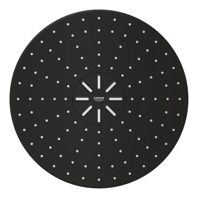 GROHE Smartcontrol Regendoucheset Inbouw - inbouwboxen - hoofddouche rond - staafhanddouche - mat phantom black (zwart)