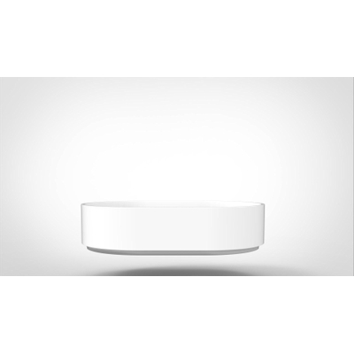 Arcqua Case Vasque à poser Ovale 55x36cm Blanc brillant