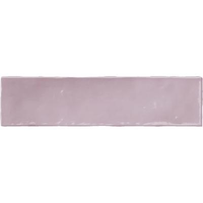 ÉCHANTILLON Terravito Quivaro carreau mural - 6.5x26cm - Pink brillant (rose)
