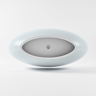 MONDIAZ FLOAT Baignoire autoportante - 170x80cm - Clay