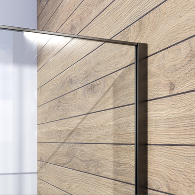 BRAUER Season Inloopdouche helder glas met frame 120x200cm - gunmetal geborsteld