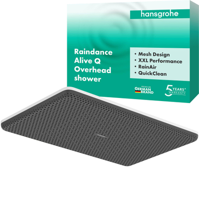 Hansgrohe Raindance alive Douche de tête 210/340 1 jet mat blanc