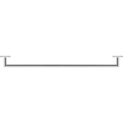 Duravit Karree Handdoekhouder - 80cm - hoogglans chroom
