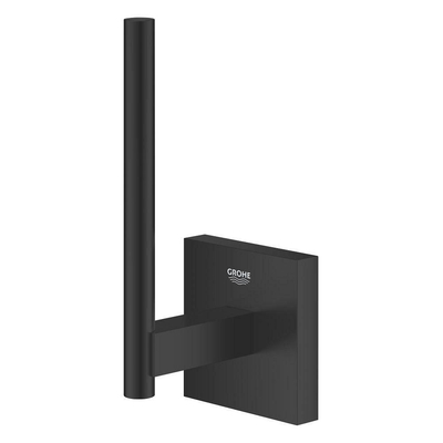 GROHE Start Cube QuickFix Porte-rouleau de réserve - 1 rouleau - noir mat