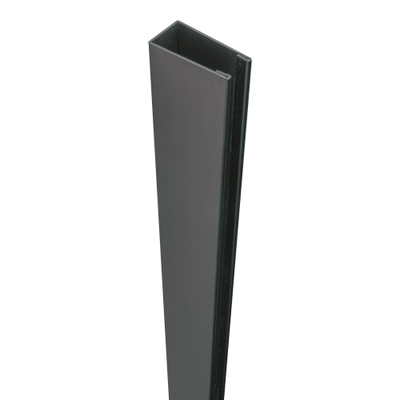BRAUER Muurprofiel - geborsteld gunmetal PVD