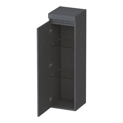 BRAUER Joy armoire salle de bain - 120x35x35cm - avec 1 porte sans poignée ouvrant vers la gauche Gris Bois
