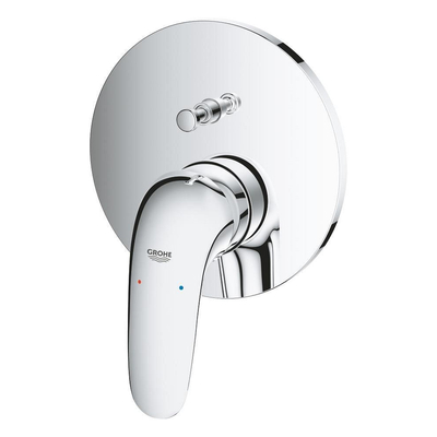Grohe Eurostyle New Afbouwdeel - voor inbouw badkraan - met omstel - met gesloten greep - chroom