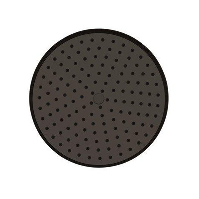 Crosswater MPRO INDUSTRIAL Pomme de douche - 20cm - sans bras de douche - traitement anti-calcaire - noir mat