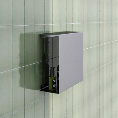Brauer Niche salle de bains - 25x25cm - Inox brossé