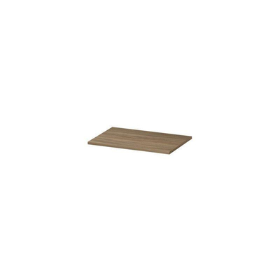 INK Topdeck Wastafelblad - 60x40x1.6cm - tbv onderkast - MFC - Zuiver eiken