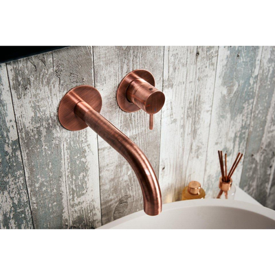 Xenz duero plus robinet de lavabo enterré vieux cuivre