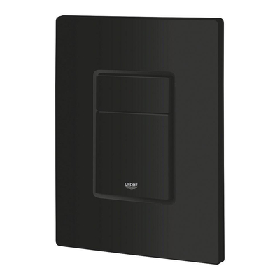 Grohe Even Bedieningsplaat - dualflush - 15.6x19.7 - ABS - long life - matte black (mat zwart)