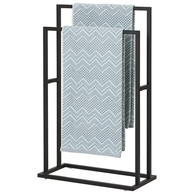 Sealskin Carre Handdoekrek vrijstaand 48x24x78.5cm Mat Zwart