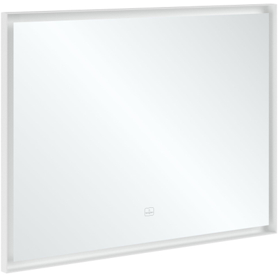 Villeroy & Boch Subway 3.0 spiegel – 100x75 cm – indirecte LED rondom – instelbare lichtkleur – Wit mat