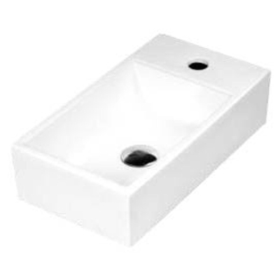 Best Design Class Lavabo 45x26x13cm blanc avec 1 trou de robinet