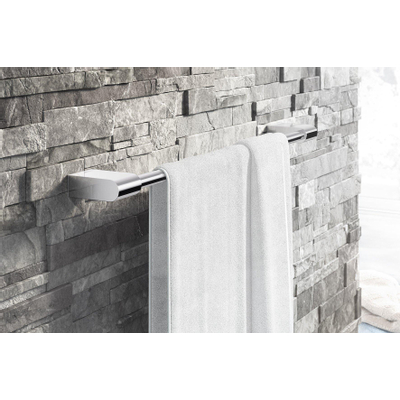 Zack Atore Porte-serviettes - 50cm - simple - inox poli