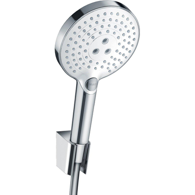 Hansgrohe Raindance Select S PortersS badset met S 120 3jet handdouche met wandhouder met Isiflex`B doucheslang 160cm chroom