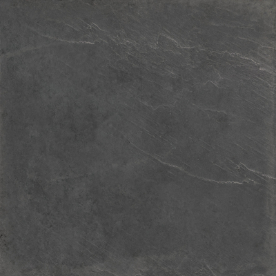 ÉCHANTILLON Terravito Allino carreau mural et de sol - 60x60cm - rectifié - Aspect béton - Noir mat (noir)