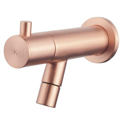 Robinet lave-mains Wiesbaden Amador avec fixation murale Kiwa 1/2'' en cuivre brossé DESTOCKAGE