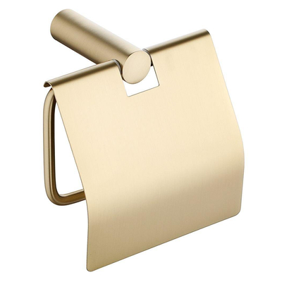 Wiesbaden Ida Porte-rouleau de papier toilette avec clapet laiton brossé