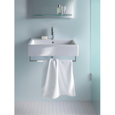 Duravit Vero lavabo dessous meulé 60x47cm avec trou de robinet et trop-plein avec WonderGliss blanc
