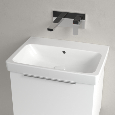 Villeroy & Boch Architectura wastafel - 60x44.5cm - zonder kraangat - met overloop CeramicPlus - White Alpine (glans wit)