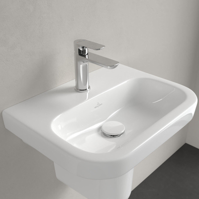 Villeroy & Boch Architectura fontein - met kraangat - zonder overloop - 50x38cm - White Alpine (glans wit)