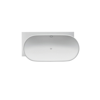 Duravit Quadroval badafvoer en overloopcombinatie - met waste - hoogglans chroom