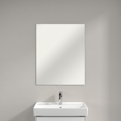 Villeroy & Boch More To See spiegel - 600x750x20mm - inclusief bevestiging - Aluminium (glans zilver)