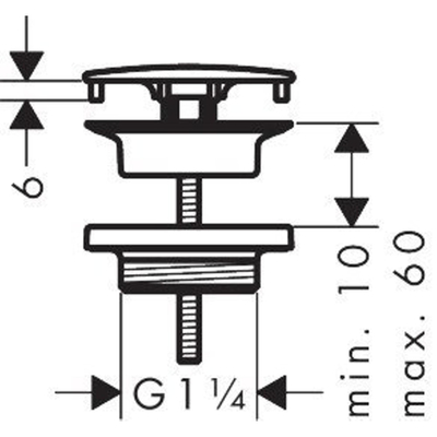 Hansgrohe Garniture de vidage pour vasques - polished gold optic