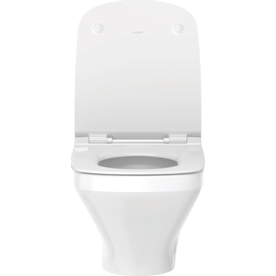Duravit DuraStyle pack WC suspendu à évacuation profonde sans bride 37x54cm avec abattant softclose WonderGliss blanc