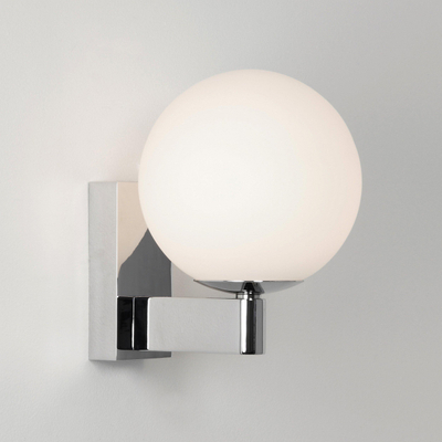 Astro Sagara Wandlamp 15.5x12x15cm IP44 fitting G9 chroom