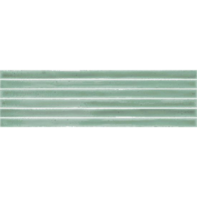 Vtwonen Tegels Rib Wandtegel - 13x45cm - 9mm - Witte scherf - Apple (Groen)