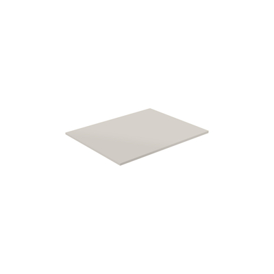 Saniclass Tops Plan de toilette - 60x46x1.2cm - angles droits - cotton mat (beige)