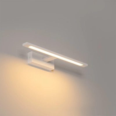 QAZQA Jerre wandlamp - 41.5x13.5x5.5cm - incl. LED - IP44 - mat wit