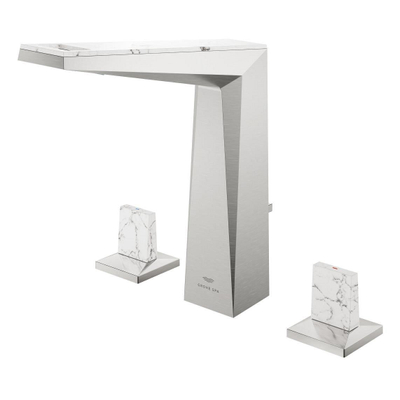 Grohe Allure brilliant private collection Mitigeur lavabo - M size - 3 trous - White supersteel