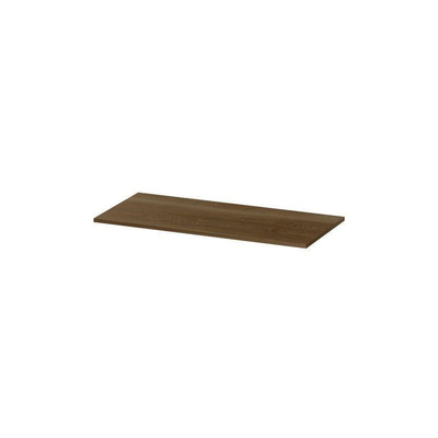 INK Topdeck Wastafelblad - 100x1.6x45cm - tbv onderkast - Eiken - Massief eiken Ash grey