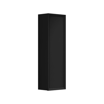 Saniclass Prime Core Armoire haute - 120x34.5x34.5cm - 1 porte - noir mat - MDF