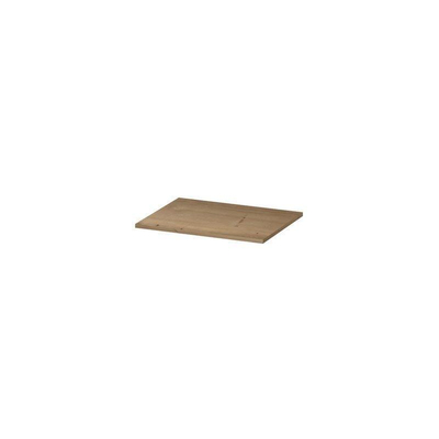 INK Topdeck Wastafelblad - 60x45x2cm - tbv onderkast - MDF - Fineer Ash grey