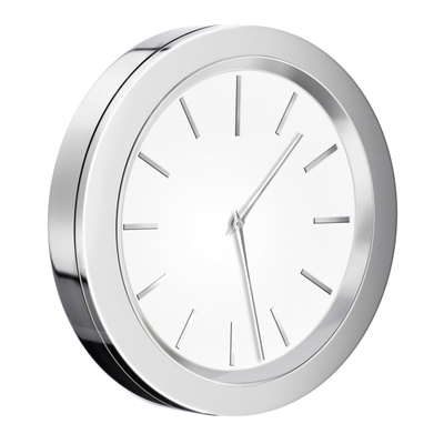 Smedbo Time horloge ronde 6cm blanc chrome