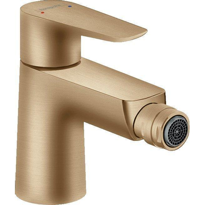 Hansgrohe Talis e Mitigeur bidet 1 trou avec vidage - brushed bronze