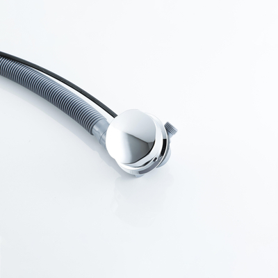 FugaFlow Eccelente Acces Badafvoercombinatie - draaibediening - verlengd - chroom