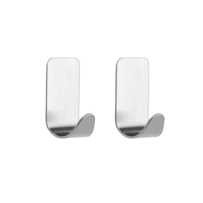 Tiger Crochet Basic Inox brossé (2 pièces) 1.8x3.5x1.9cm