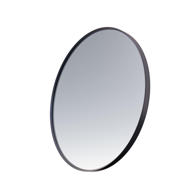 Saniclass Retro Line miroir rond 120cm cadre noir SECOND CHOIX