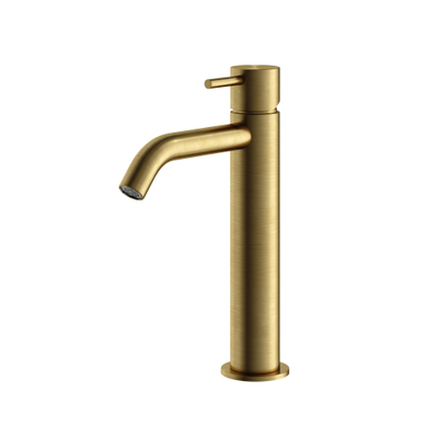 Hotbath Archie Mitigeur de lavabo sans vidage Medium BBP Laiton brossé PVD