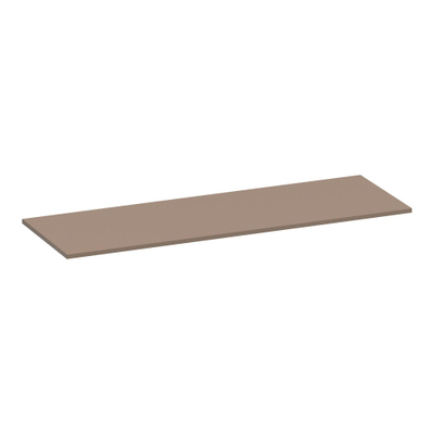 BRAUER Ocean Slim topblad - 140x46x2cm - mat mokka