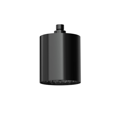 Hotbath Cobber Beam velvet - hoofddouche met plafondbevestiging - PVD - gepolijst zwart