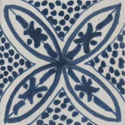 Ceralto Ricordo Marmo Vloertegel - 15x15cm - 10mm - glans - BLU
