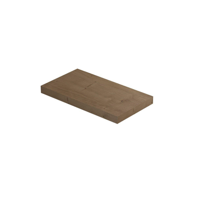 INK Play 1 planchet - 40x22x3.2cm - blinde bevestiging - vierkant - MDF Fineer Ash grey OUTLETSTORE